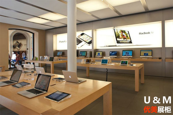 电脑展柜,Apple苹果专卖店装修设计